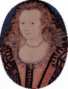 Nicholas Hilliard Elizabeth, Queen of Bohemia, daughter of James I oil